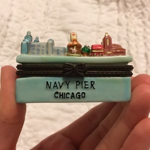 Navy Pier Chicago small jewelry box/trinket holder